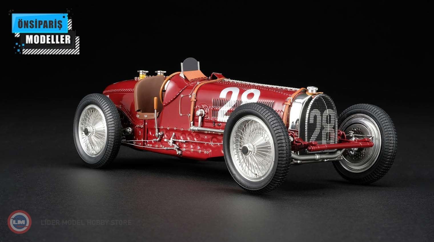 1:18 1934 Bugatti Type 59 #28 Monte Carlo