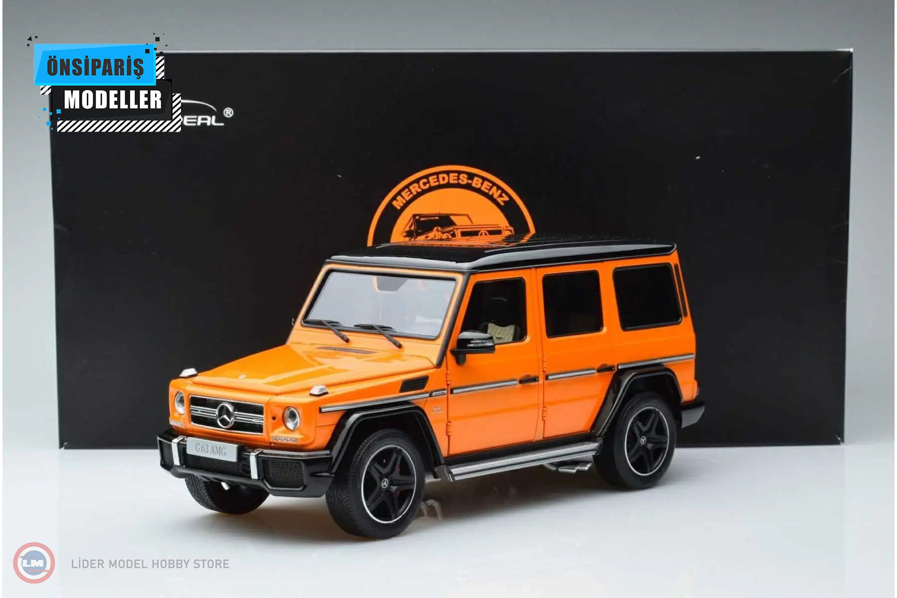 1:18 2019 Mercedes Benz G63 AMG W463 Sunset Orange