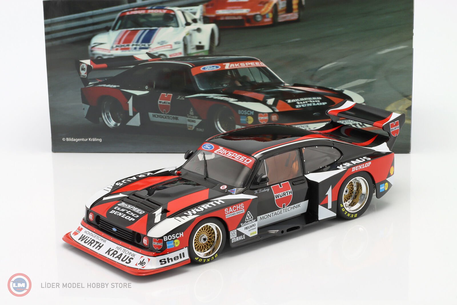 1:18 1980 Ford Capri Turbo Gruppe 5 Zakspeed #1 DRM