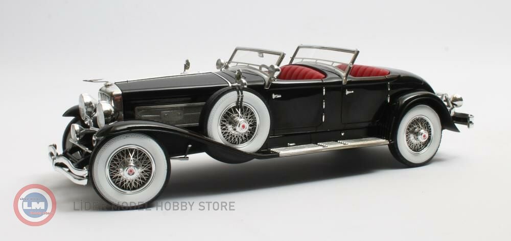 1:18 1930 Duesenberg SJ 2608 L-582 Torpedo Pheaton Walker La Grande - black