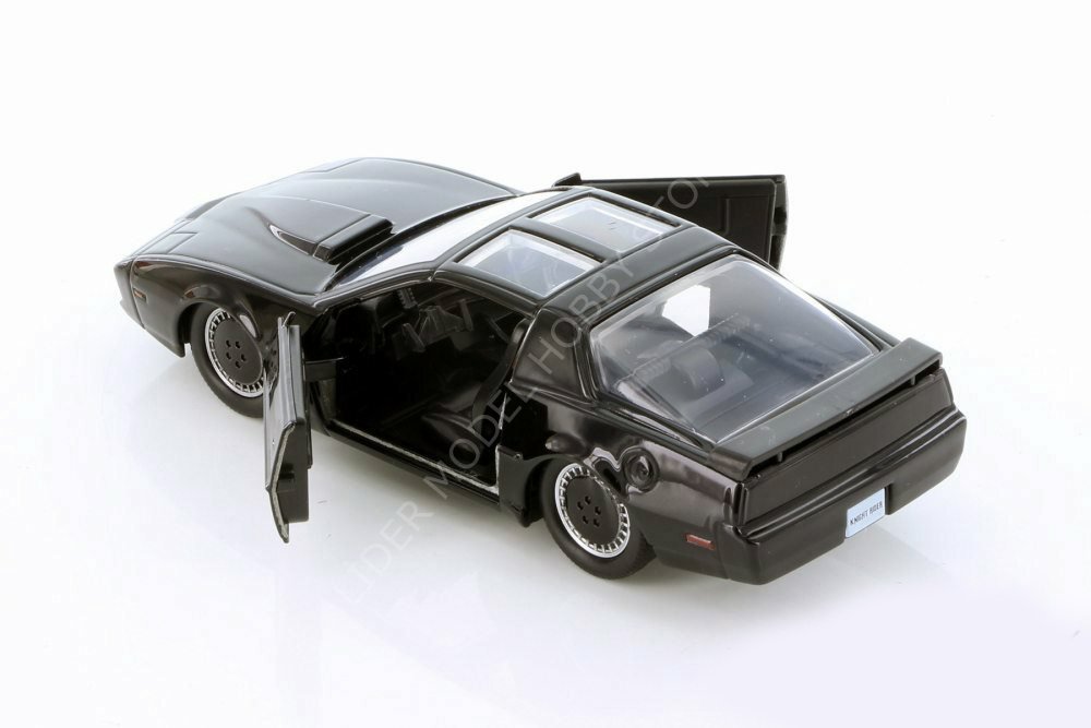 Voiture Miniature Jada - K.I.T.T. Knight Rider Pontiac Firebird TransAm 1982 - Échelle 1/32, En Boîte