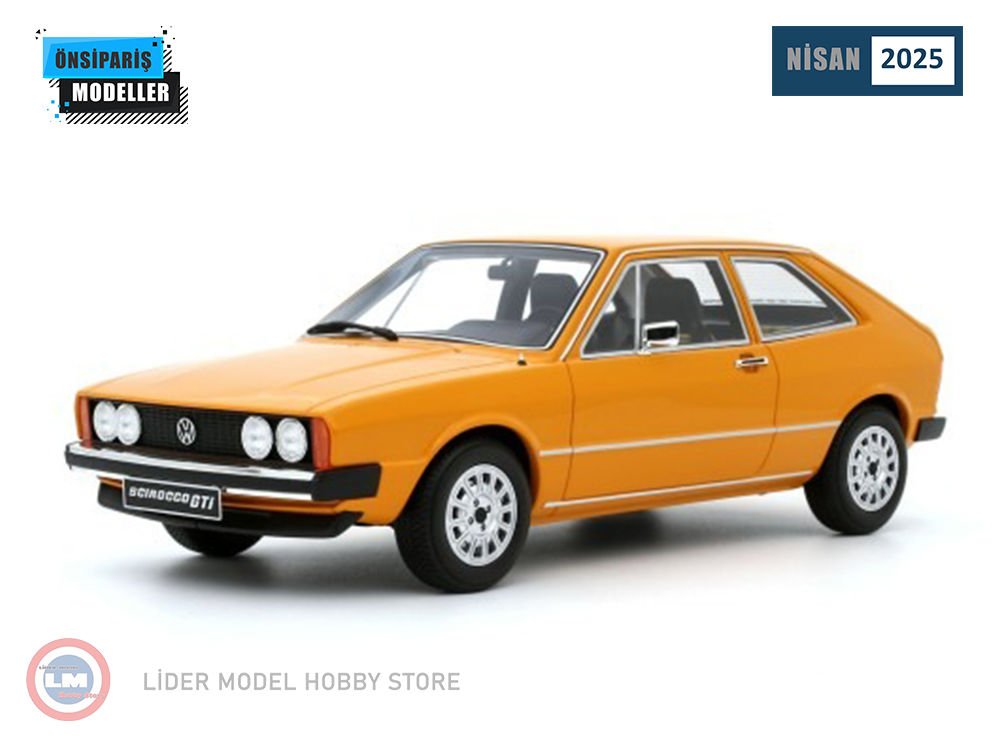 1:18 Otto 1977 Volkswagen Scirocco GTI MKI Jaune Marino
