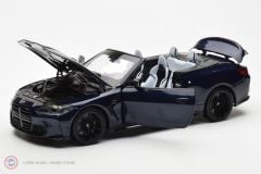 1:18 2020 BMW M4 Cabriolet Dark Blue