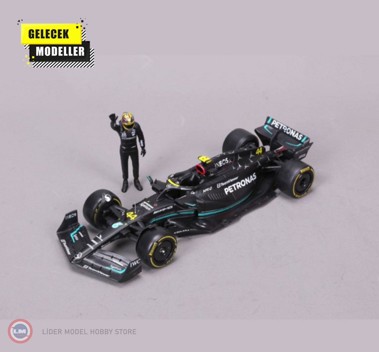 1:24 2023 Mercedes Benz AMG PETRONAS FORMULA ONE TEAM F1 W14 E PERFORMANCE #44 LEWIS HAMILTON