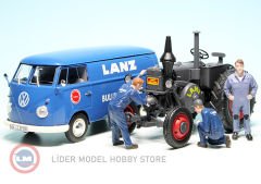 1:32 1956 Volkswagen T1b Lanz VAN ASSISTANCE - Bulldog Traktör