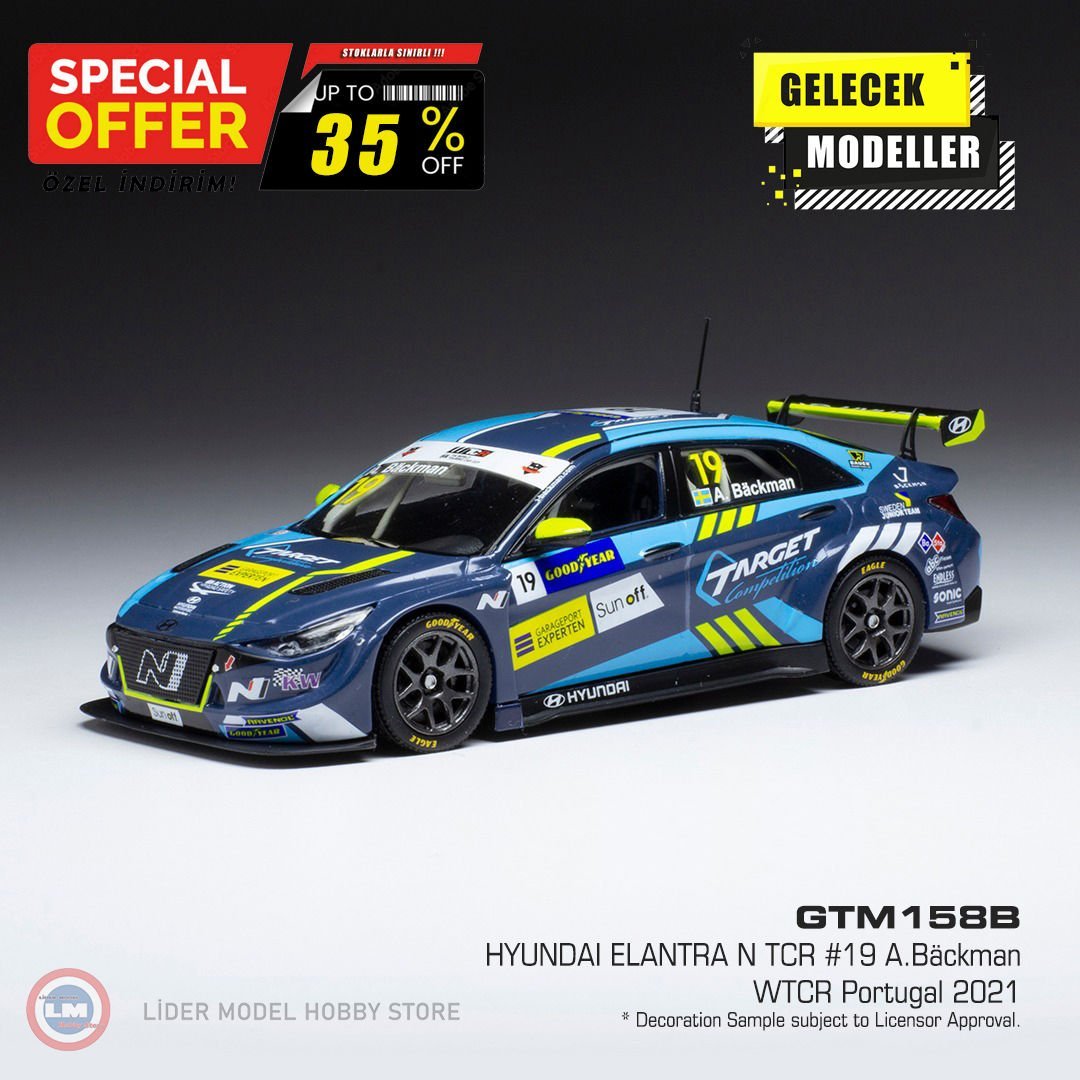 1:43 2021 Hyundai Elantra N TCR #19, Target Competition