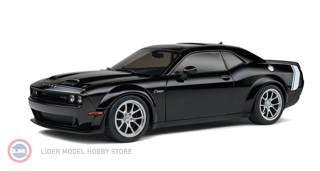 1:18 2023 Dodge Challenger SRT Hellcat Redeye Black Ghost