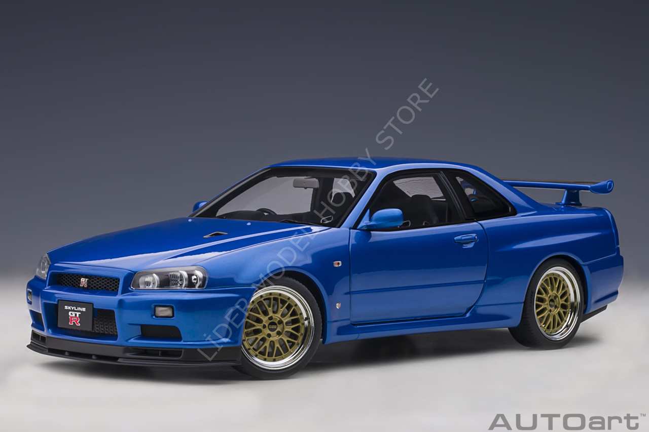 1:18 2001 Nissan Skyline GT-R (R34) V-Spec II