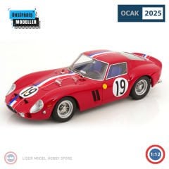 1:12 KK Scale 1962 Ferrari 250 GTO #19 2nd Le Mans Noblet Guichet