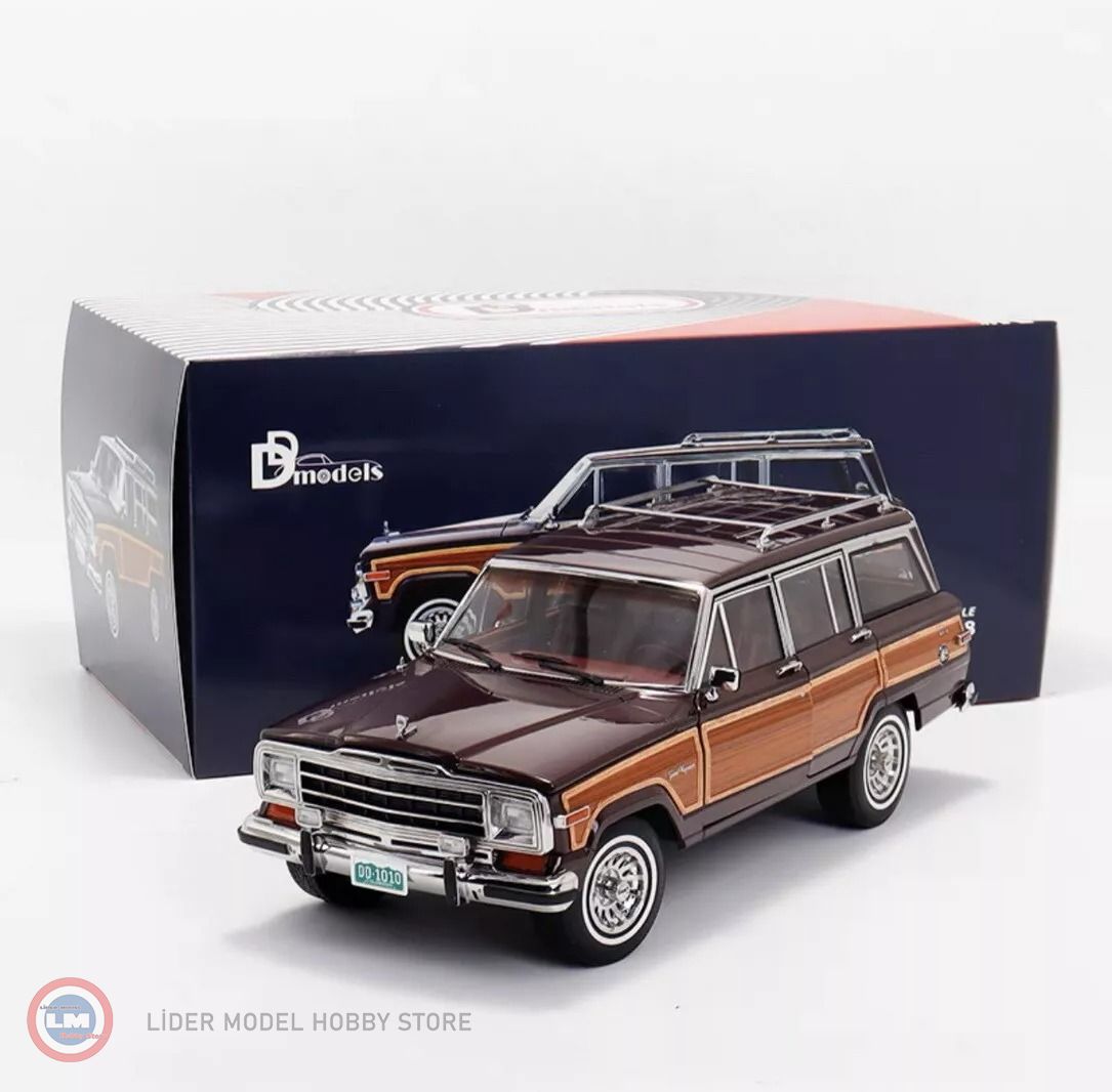 Modellino auto Jeep Grand Wagoneer 1991 DD MODELS SPINNAKER blu