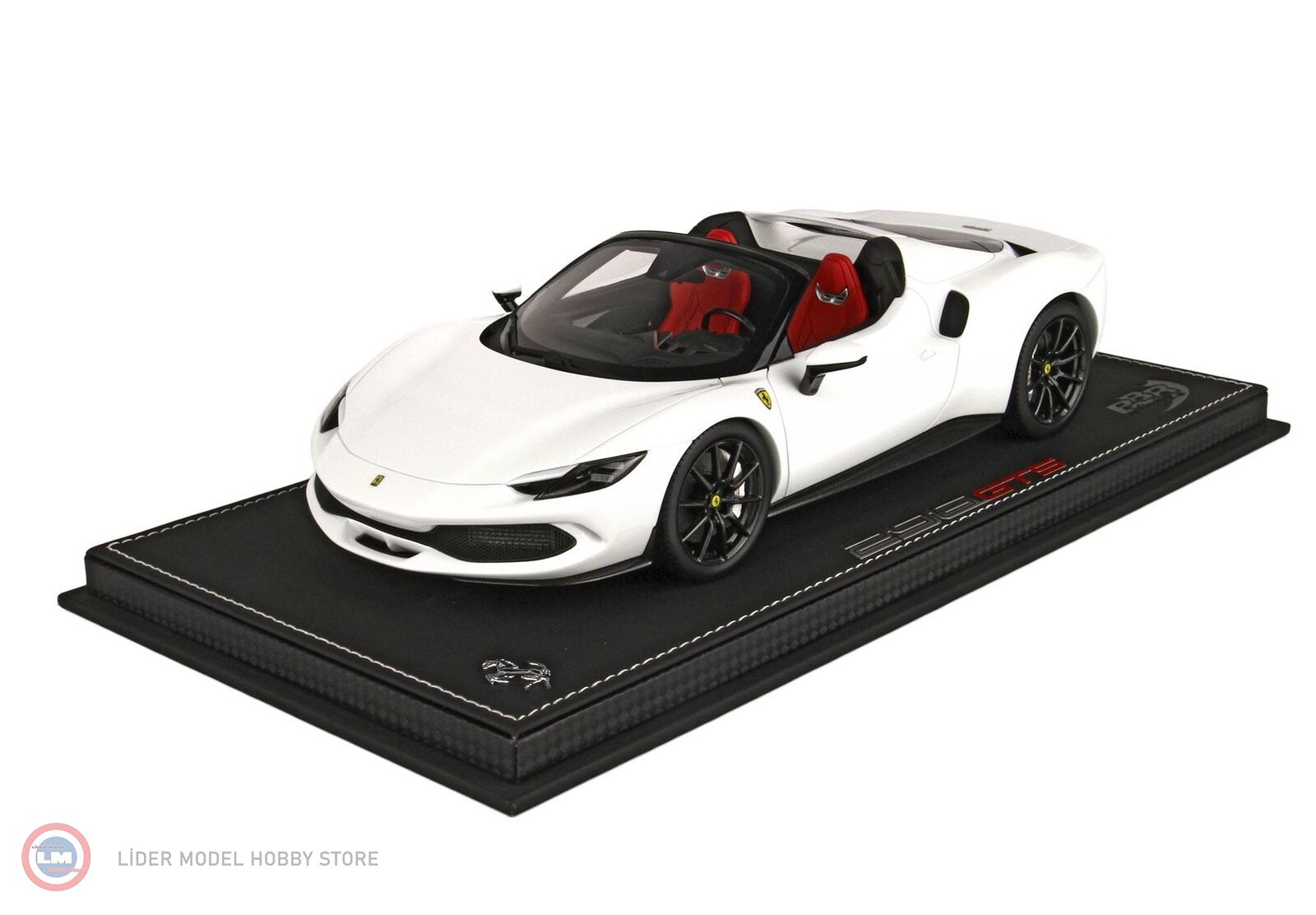 1:18 Ferrari 296 GTS White Cervino