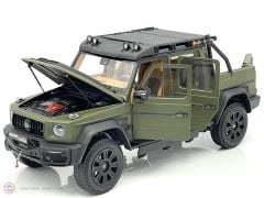 1:18 2020 Mercedes Benz Brabus G800 Adventure XLP Nato Olive Matt