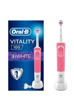 Oral-B Vitality 100 3D White Quadrant Timer S¸arjlı Dis¸ Fırc¸ası