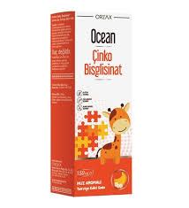 Ocean Çinko Bisglisinat Şurup Muz Aromalı 150 ml