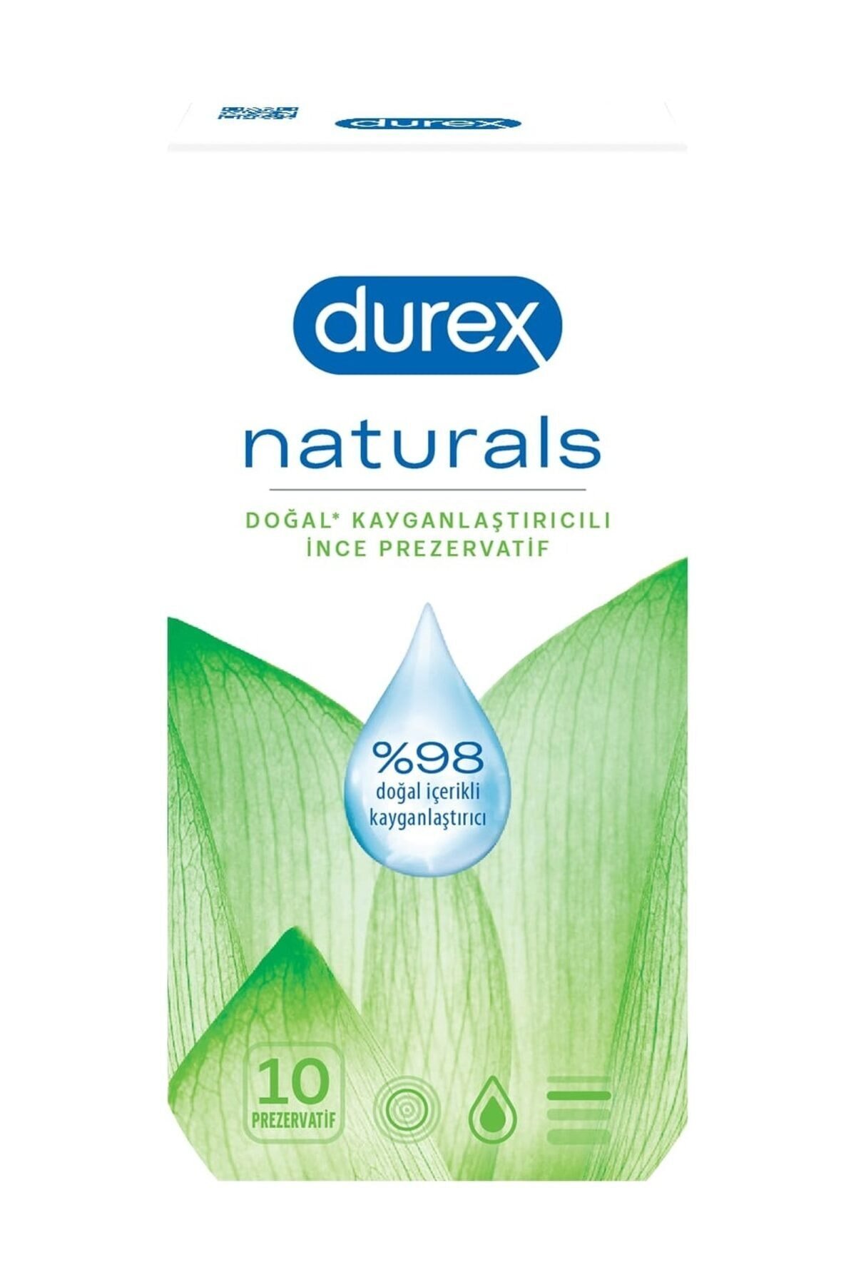 Durex Naturals Prezervatif 10'lu