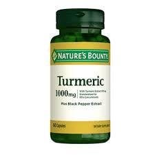 Nature's Bounty Turmeric 1000 mg Plus Black Pepper 60 Kapsül