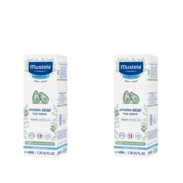 Mustela Hydra Bebe Face Cream 40 ml - Nemlendirici Yüz Kremi 2 Kutu