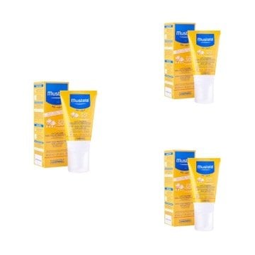 Mustela Very High Protection Sun Lotion Güneş Kremi SPF50+ 40 ml 3 Kutu