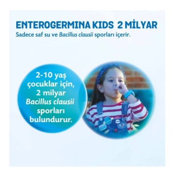 Enterogermina Kids(Çocuk) Probiyotik 5 ml 20 Flakon 2 Kutu