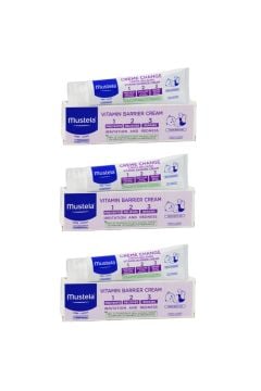 Mustela Vitamin Barrier 1.2.3 Pişik Kremi 50 ml 3 Kutu