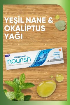 Sensodyne Nourish Doğal Ferahlık Diş Macunu 75 ml 2 Kutu