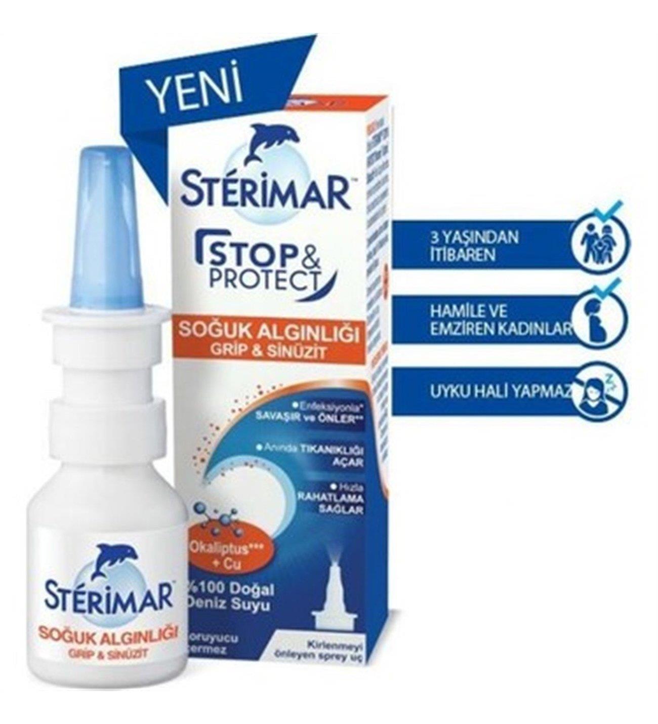 Sterimar Stop & Protect Soğuk Algınlığı Burun Spreyi 20 ml
