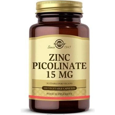 Solgar Zinc Pıcolınate 15 mg 100 Kapsül