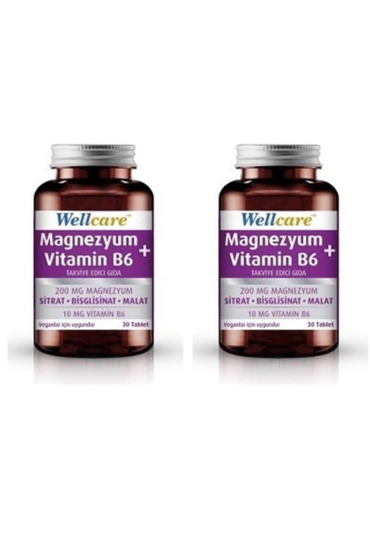 Wellcare Magnezyum + Vitamin B6 30 Tablet 2 Kutu