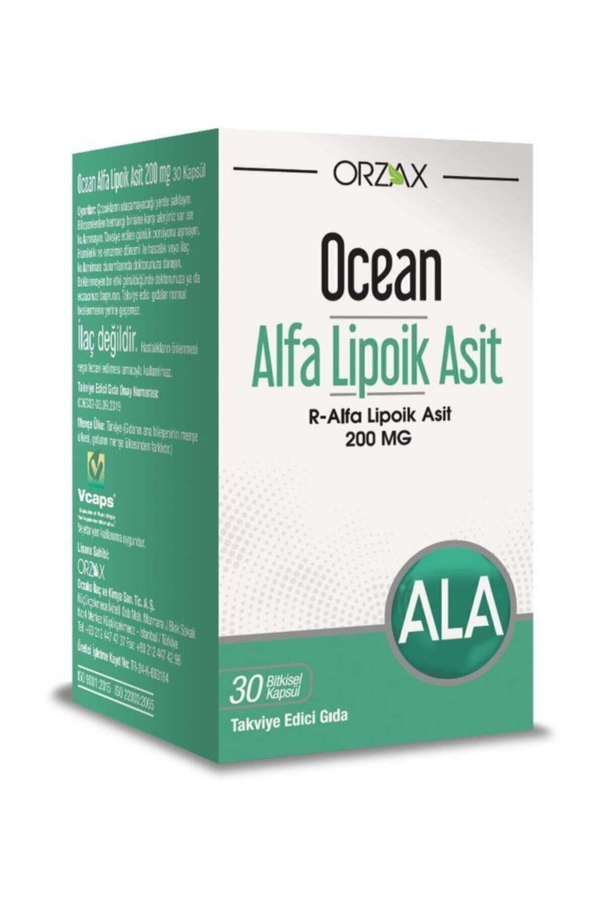 Ocean Alpha Lipoic Acid 200 Mg 30 Kapsül