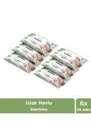 Bambino Islak Havlu 56'lı x 6