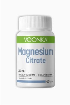 Voonka Magnesium Citrate 200mg 60 Tablet
