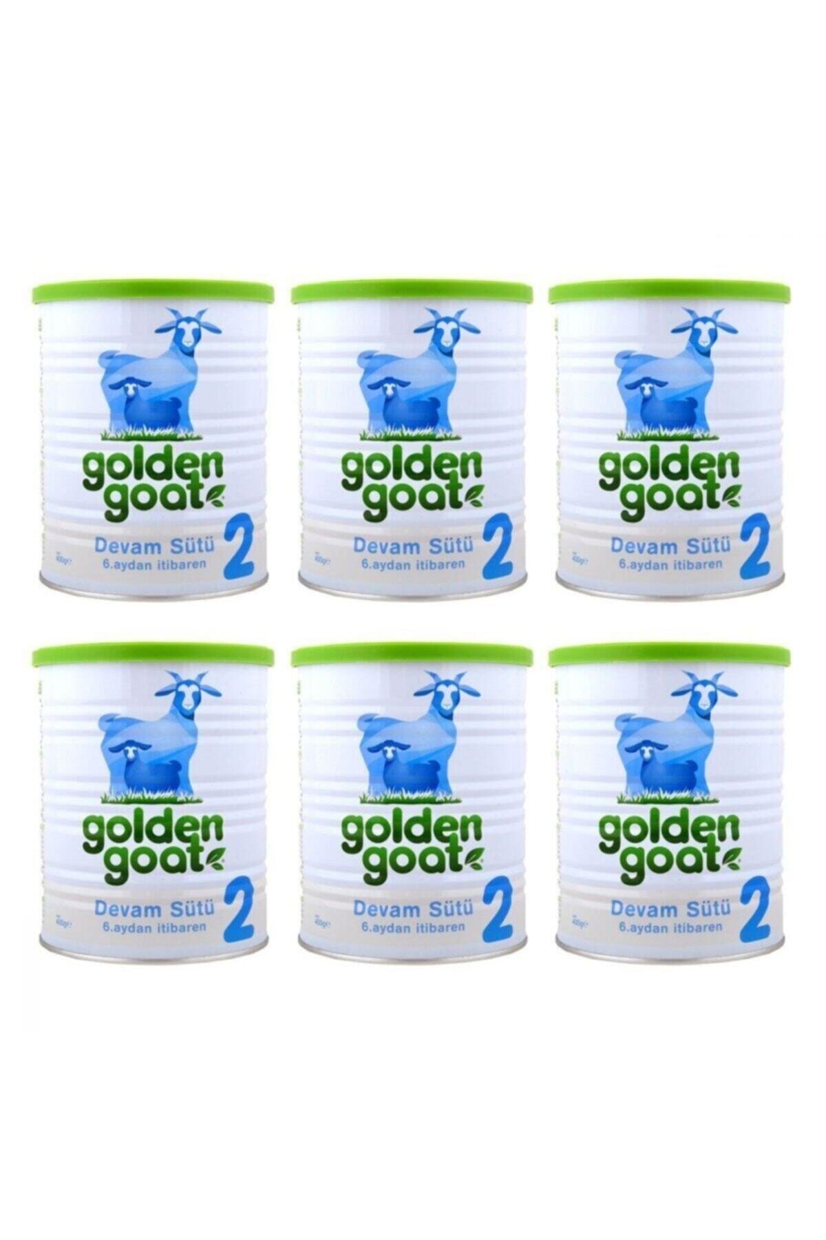 Golden Goat 2 Keçi Sütü Bazlı Devam Sütü 400 gr 6 Kutu