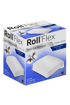 Roll Flex Gaz Kompres 7,5cm x 7,5cm 50'li