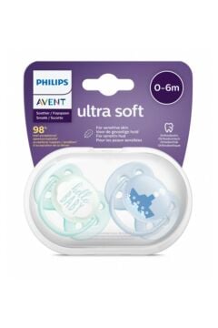 Philips Avent Ultra Soft Emzik 0-6 Ay Erkek SCF222/01