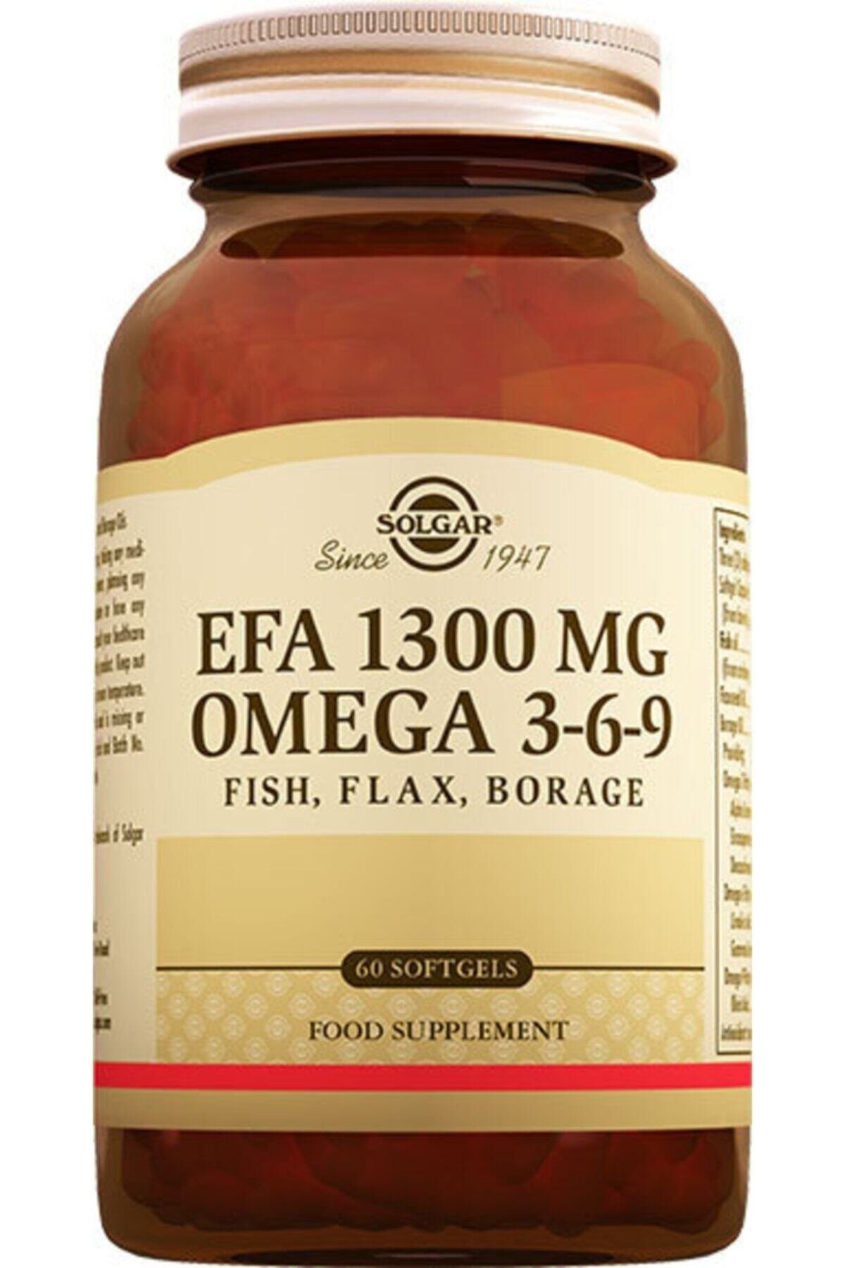 Solgar EFA 1300 mg Omega 3-6-9 60 Kapsül