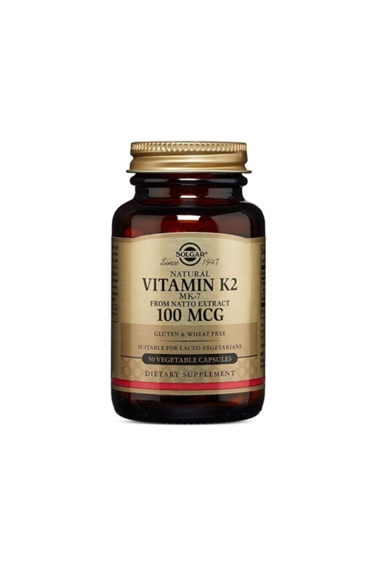 Solgar Vitamin K2 100 mcg 50 Kapsül