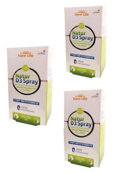 New Life Natur D3 Spray 400 IU 10 ml 3 Kutu