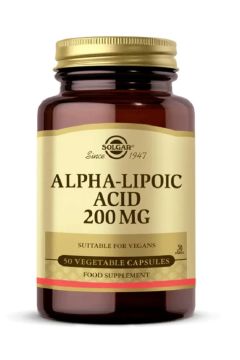 Solgar Alpha Lipoic Acid 200 Mg 50 Kapsül