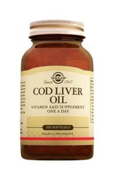 Solgar Cod Liver Oil 400 mg 100 Kapsül