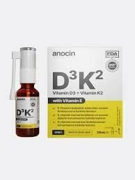 Anocin Vitamin D3 K2 Vitamin E 1000 IU 2M mcg Damla 20 ml