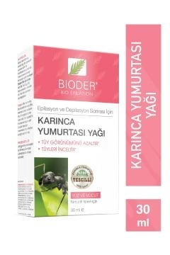 Bioder Tüy Azaltıcı 3'lü Etki Karınca Yumurtası Yağı 30 ml