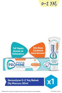 Sensodyne Promine Baby 0-2 Yaş Arası Diş Macunu 50 mll