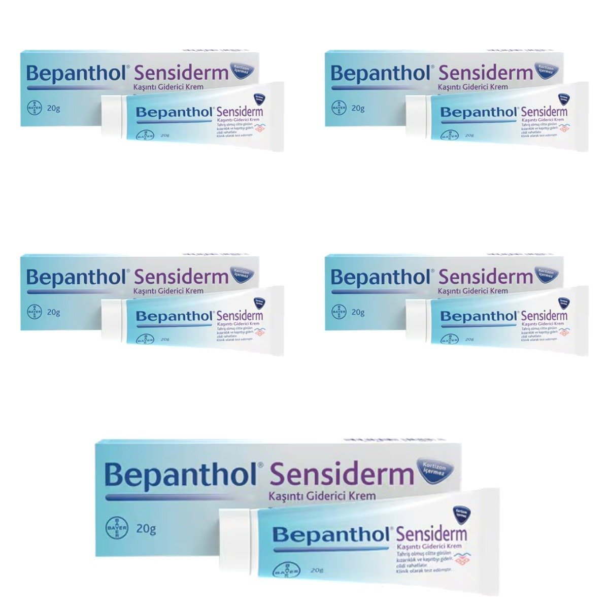 Bepanthol Sensiderm Krem 20 gr 5 Kutu