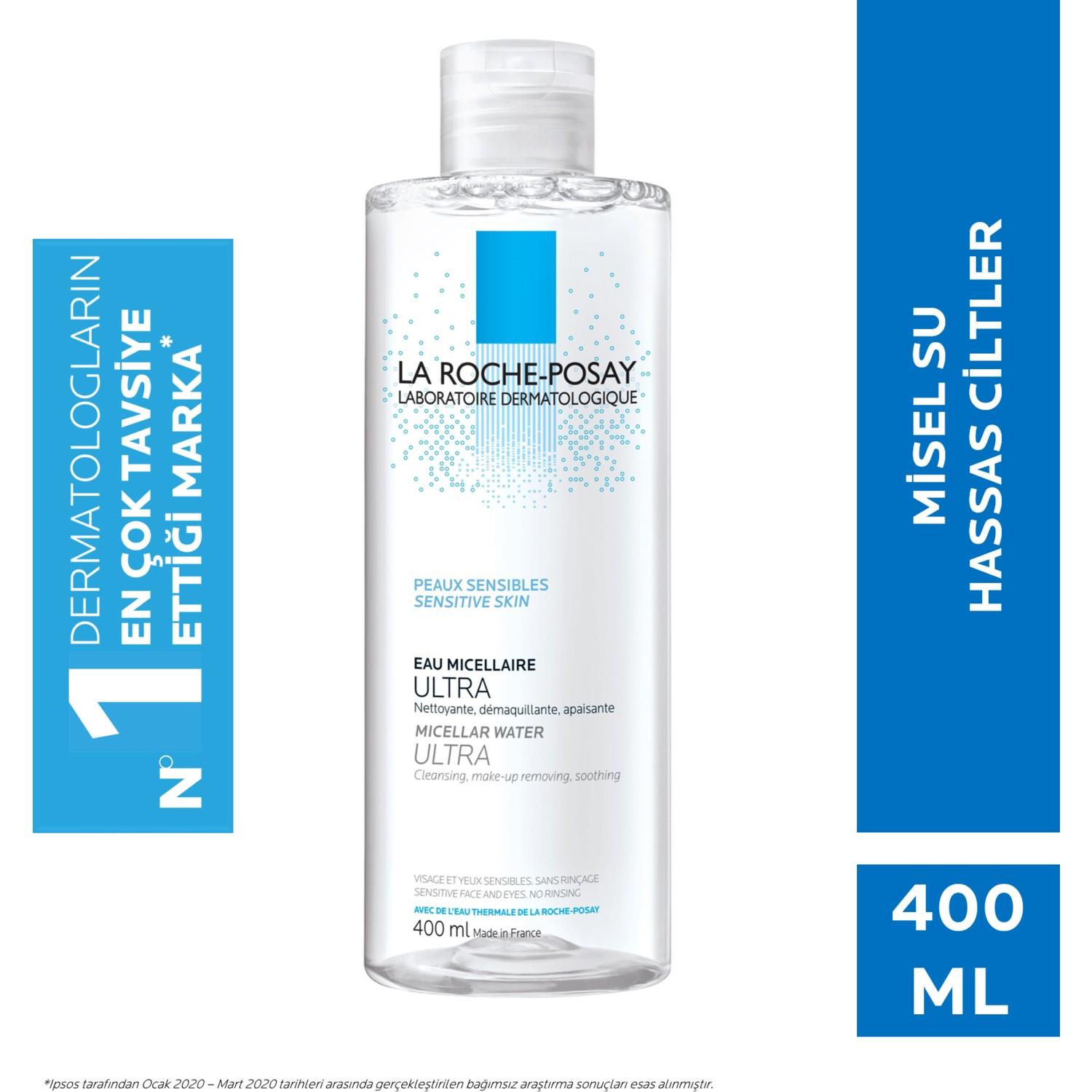 La Roche Posay Eau Micellaire Ultra Hassas Ciltler İçin Temizleyici Misel Su 400 ml