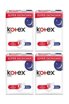 Kotex Ultra Gece 18'li 4 Kutu