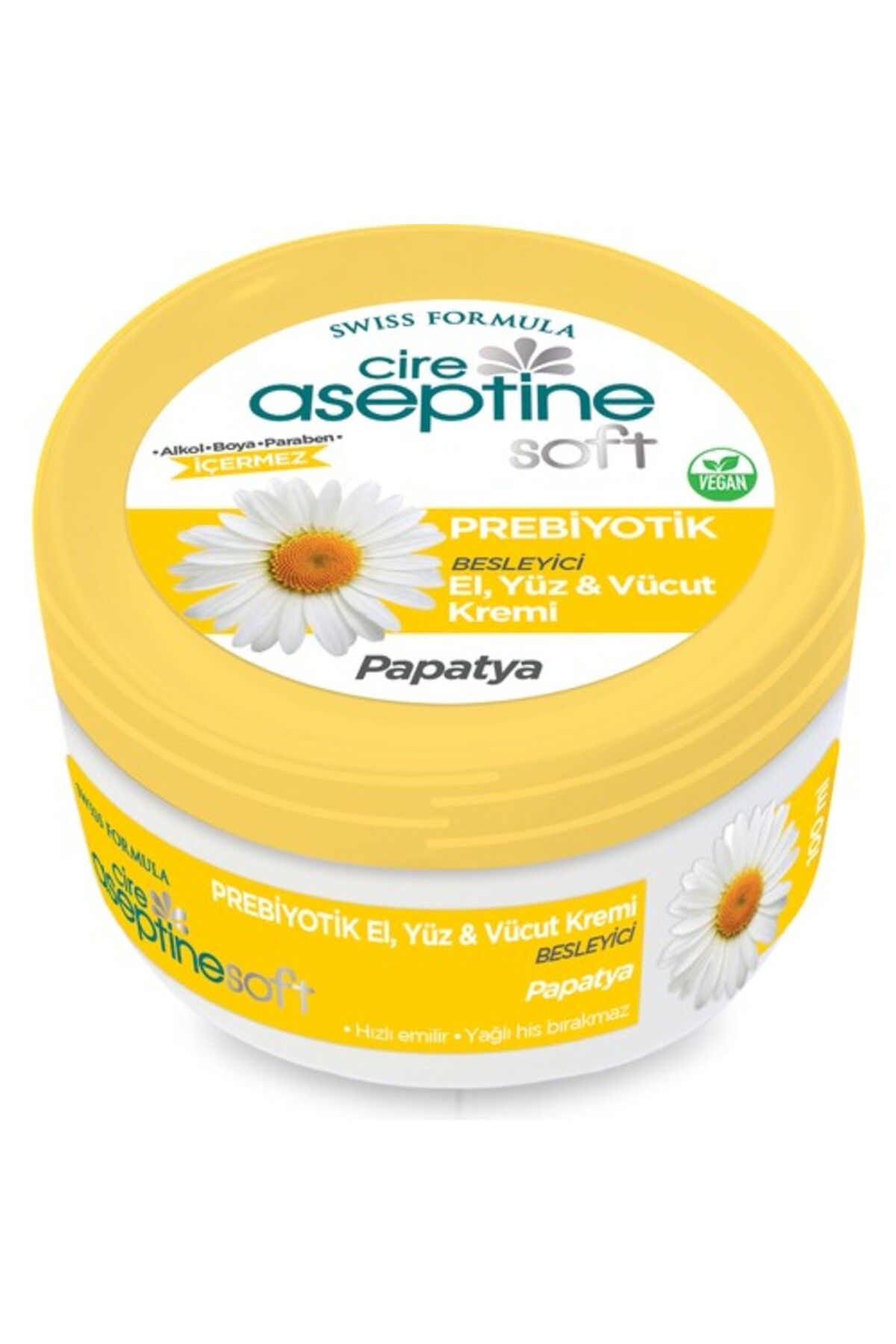 Cire Aseptine Soft Prebiyotik Papatya Krem 100 ml