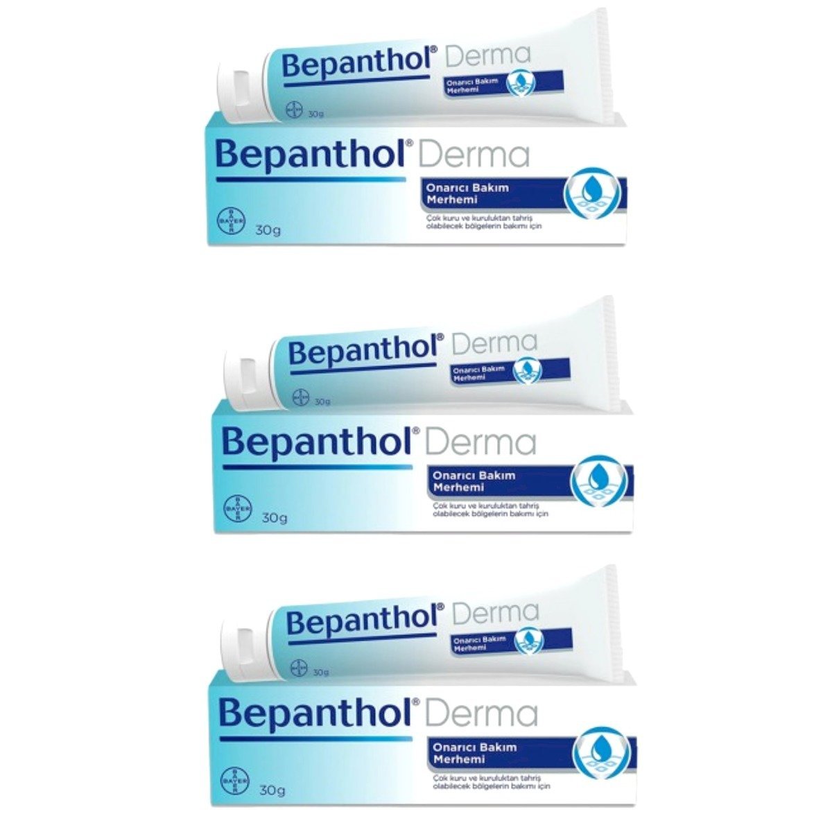 Bepanthol Onarıcı Bakım Merhemi 30 Gr 3 Kutu