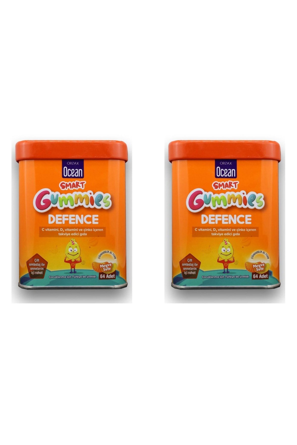 Ocean Smart Gummies Defence 64'lü 2 Kutu