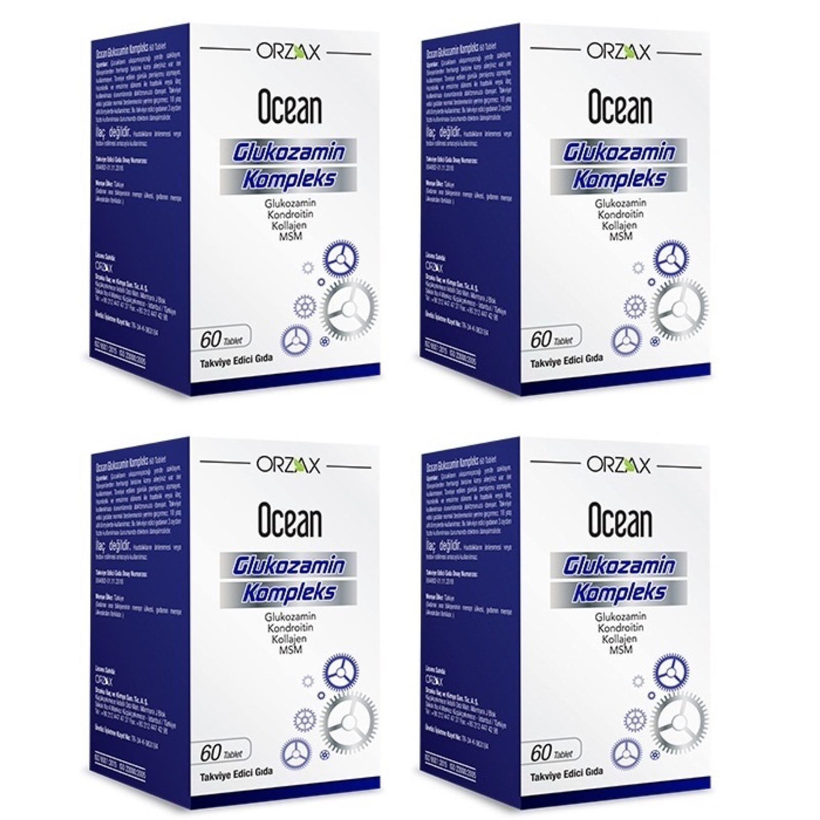 Ocean Glucosamine Complex 60 Tablet 4 Kutu