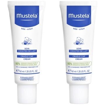 Mustela Cradle Cap Cream 40 ml - Saç Pullanmalarına Karşı Bakım Kremi 2 Kutu